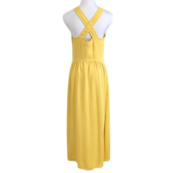 Reiss Yellow Midi Dress - Picture 4 of 11